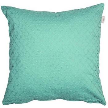 ESPRIT Posie Kissenhülle, Baumwolle, Türkis – 45 × 45 cm