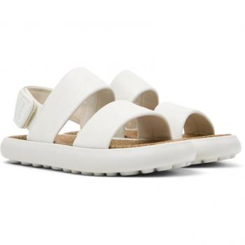 Smooth Leather White Pelotas Flota Sandals for Women, Size 6