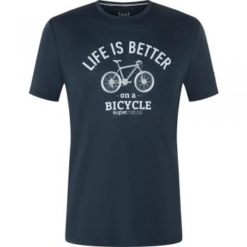 Supernatural Uomo Maglia Vapor Grey Better Bike
