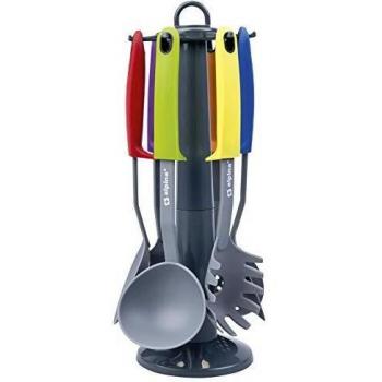 Alpina Küchenwerkzeuge Set mit Halter, 7-teilig
