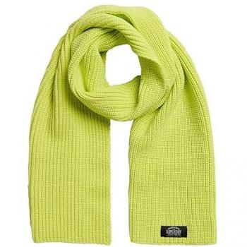 Superdry Damen Strickschal Limettengrün