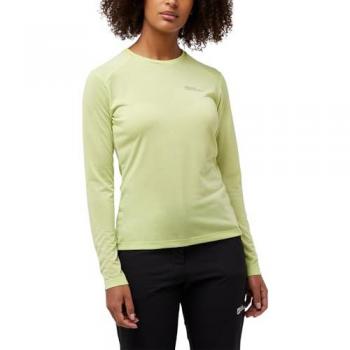 Jack Wolfskin Damen Vonnan LS T W Shirt in Grün (XL)