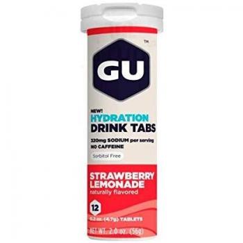 GU Electrolyte Drink Tabs Fresa-Limonada 12 tabletas