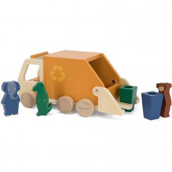 Trixie Camion della spazzatura per bambini in legno