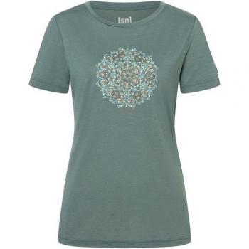 SUPER.NATURAL lässiges Merino-Print-Shirt
