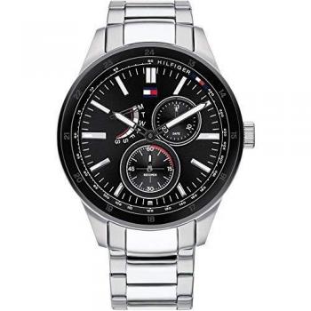 Tommy Hilfiger Reloj Hombre Analogico Cuarzo con Correa de Acero inoxidable 1791639