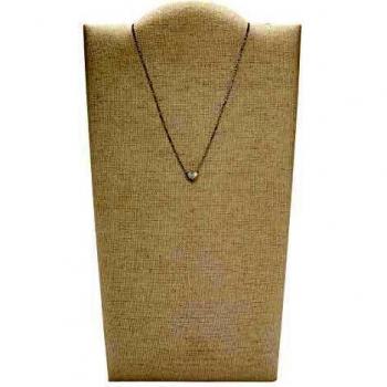 Collar Fossil JFS00444040 con corazón de nácar