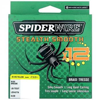 Spiderwire 12 m Tressée Stealth Smooth, résistance haute tension