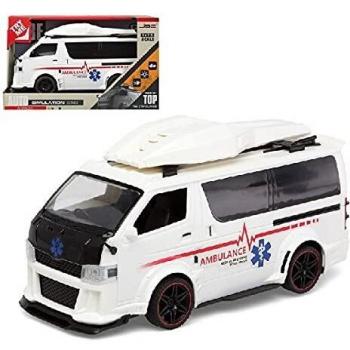 Ambulancia de Juguete con Sonido y Luces 29 x 18 cm