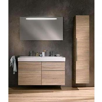 Keramag Doppelwaschbecken iCon 120x48,5cm weiß