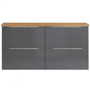 Stilvoller Badezimmer Waschtisch AMARILLO-147-GREY, 120cm