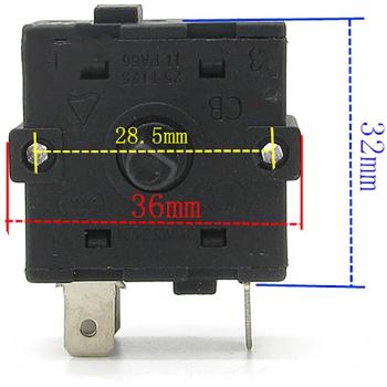 Interruptor 3P 16A 250V CA – Radiador