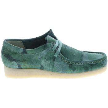 Clarks Men's Green Camo Wallabee Oxford 13