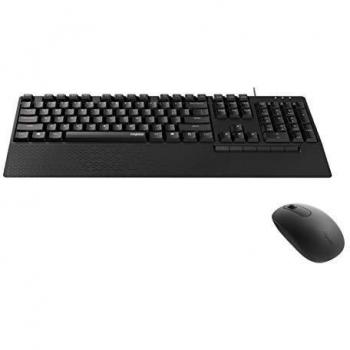 Rapoo NX2000 Wired Desktop Combo Set Keyboard and Mouse Black