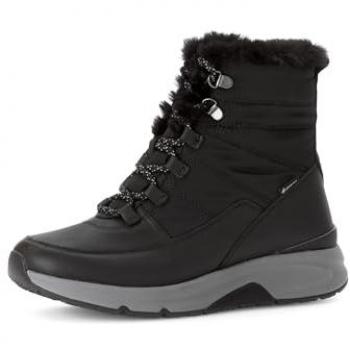 Gabor Rollingsoft Damen Winterboots, schwarz, Schnürboots, Outdoorsch