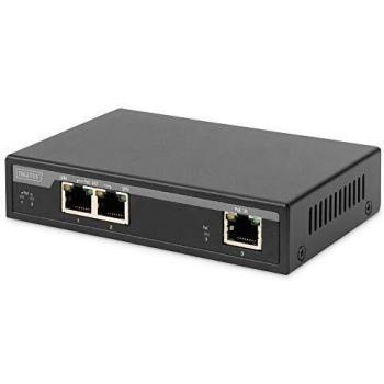 Extensor de Ethernet PoE ASSMANN 2 Puertos