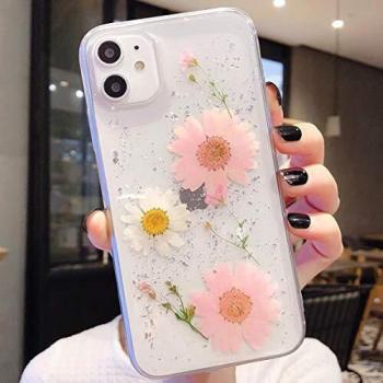 Tybaker Blüten‑Bumper für iPhone 11 Pro Max – Ultra‑schlankes Kristallgel Cover