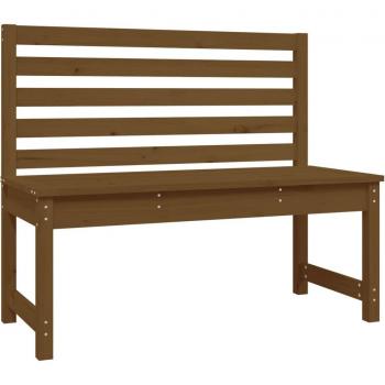 Banc de jardin Helloshop26 en bois de pin 109 x 48 x 91,5 cm