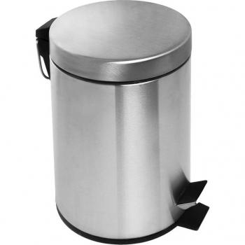 5L Round Dustbin with Step Pedal