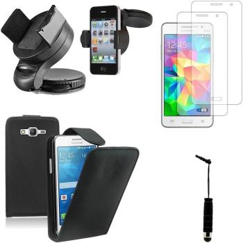 SM-TV G530BT – Kit protector: funda piel, dos protectores pantalla y lápiz capacitivo