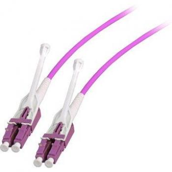Enlace Óptico Duplex LC‑LC OM4 0,5 m – Modelo DJP-LCLCOM4-0,5