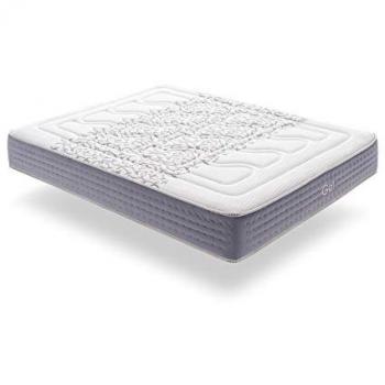 Matelas 150x200, Ressorts Ensachés, Mémoire de forme Gel, Fermeté moyenne, 30cm +/-2