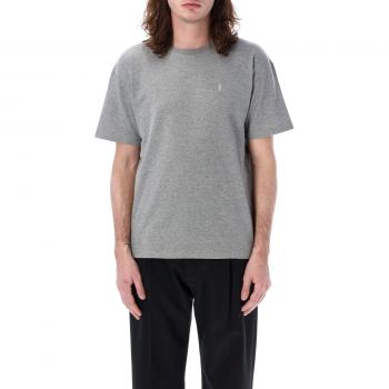 Grey XL Saint Laurent T-Shirt with Embroidery