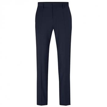 BOSS Slim Fit Chrome Blue Genius Trousers