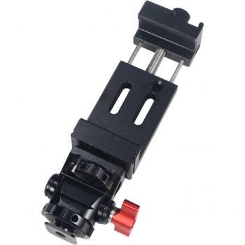 Camera Monitor Holder with Cold Shoe and Phone Mount