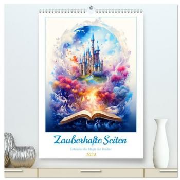 Premium Wandkalender 2024 Zauberhafte Seiten