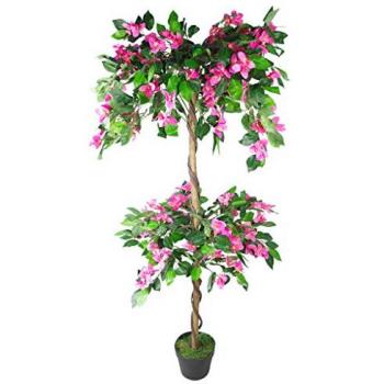 Pink Leafy Floor Tree