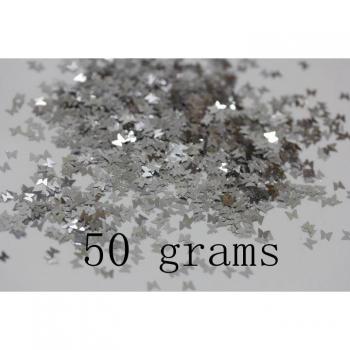 Glittering Silver Butterflies 3 mm – Phone & Candle Accents