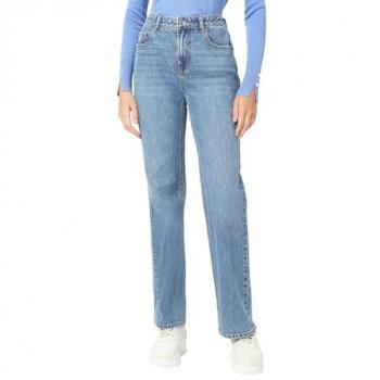Vero Moda Tessa jeans taille haute bleu moyen pour femme