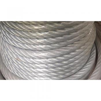 PVC Coated 6×37+FC Steel Wire Rope – Dipped Galvanized Anti-Dust Clothesline Greenhouse Cable Hanging Belt Towing