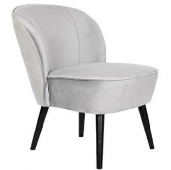 Butaca moderna DKD Home Decor Negro Gris Madera 59 x 66 x 76 cm