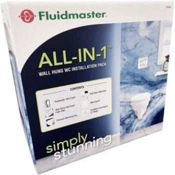 Fluidmaster 6000 Series AirGap Button Flush Kit, White
