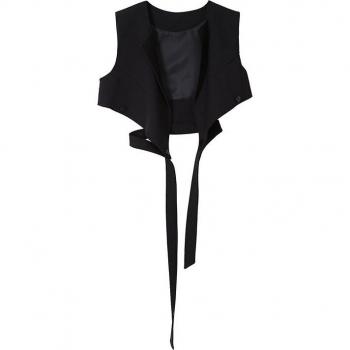 Blusa coreana de dos piezas blanca