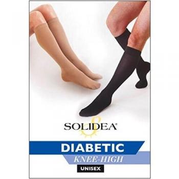 Toga de Soporte Diabético de Rodilla Alta 3L Blanco