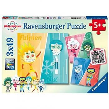 Puzzle MeteoHeroes per Bambini di Ravensburger con 3x49 Pezzi
