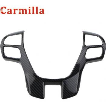 Couverture de volant en fibre de carbone pour Ford Everest