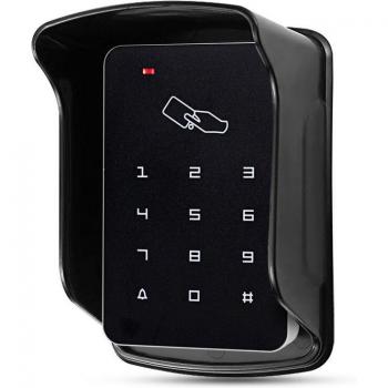 Teclado RFID 125KHz para Control de Acceso con 10 Keyfobs y Cubierta Resistente al Agua