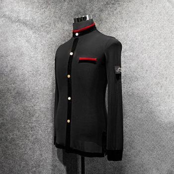 Men's Ballroom Dance Top BY452
