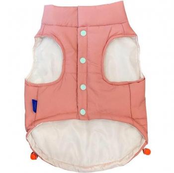Blouson hivernal rose « Cœur de Plume »