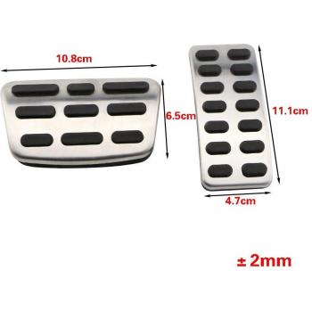 Couvercles de pédales de voiture pour Kia K2 Rio Soul KX3