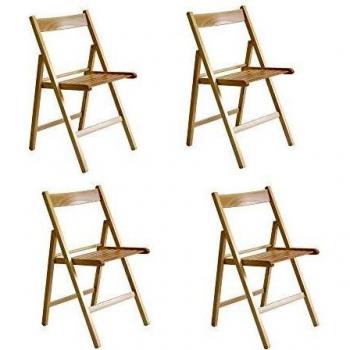 Sedia da esterno Italiadoc Happy Hour Set di 4