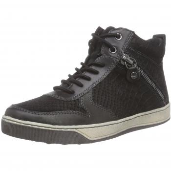 Hoher Sneaker von Tamaris in Schwarz für Damen, Größe 38 EU (5 Damen UK), Modellnummer 25221