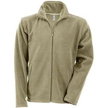 Beige Zipped Microfleece Jacket Kariban Falco