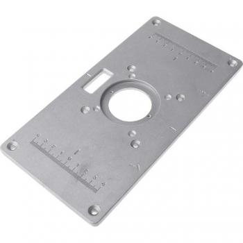 700C Aluminum Router Insert Plate with 4 Rings for Woodworking