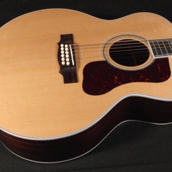 Guitare Guild F-512 12 cordes avec étui naturel