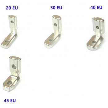 5PCS T-Slot Aluminum Profile L-Shape Corner Connector for 3030 4040 4545 with Screws